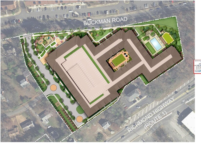 Rendering of Elms Mount Vernon project