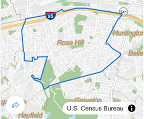 Rose Hill Planning District_US Census Bureau